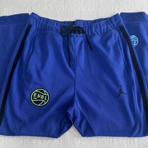 Jordan Blue Slim Fit Joggers, EYBL, Size XL, Like new